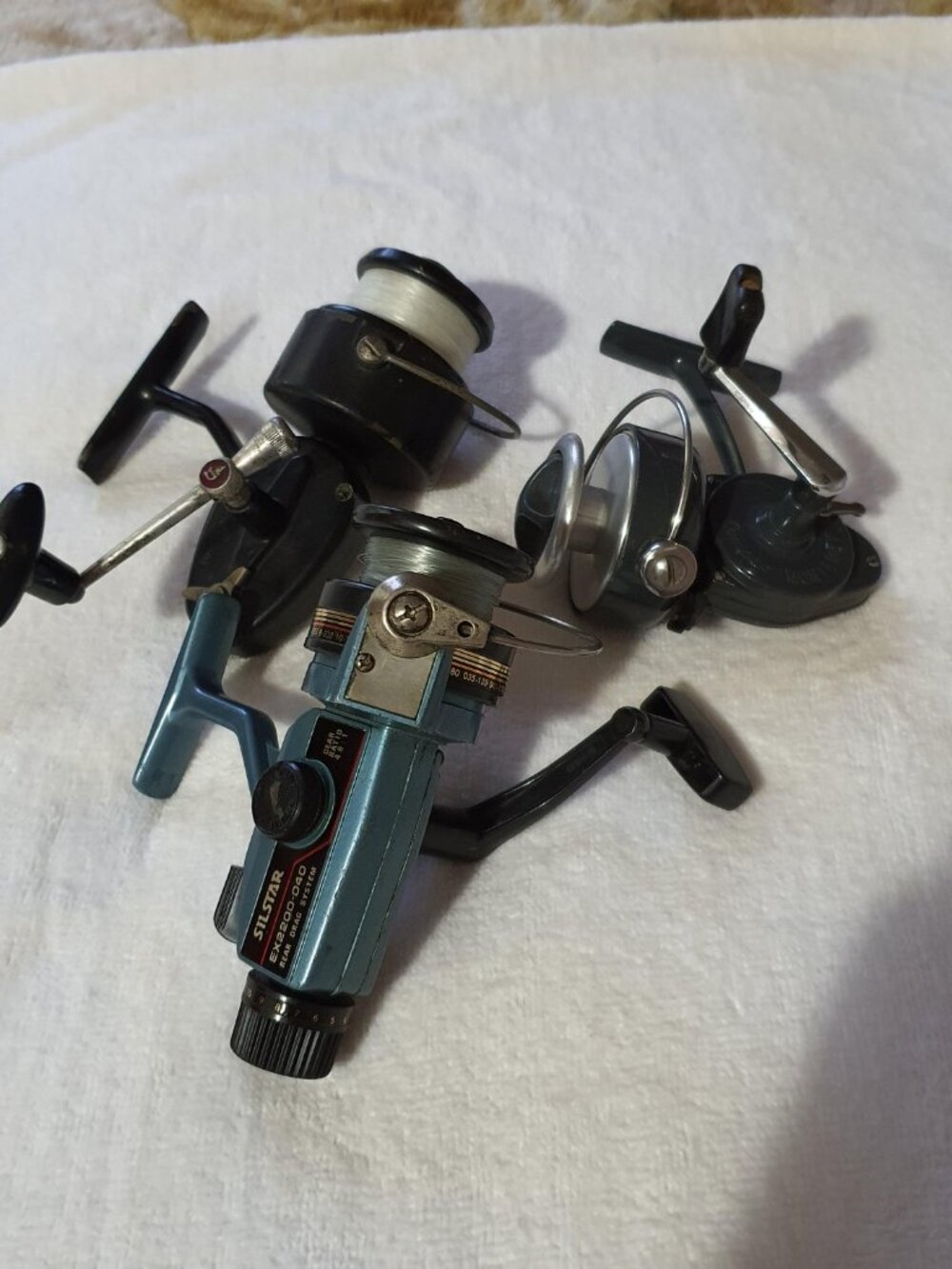 Lot of 3 Vintage Spinning Reels Mitchell, Silstar, Compac-All in Working Order